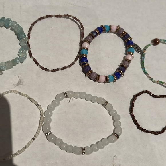 Multicolor Beaded Bracelet Stack - Picture 6 of 11